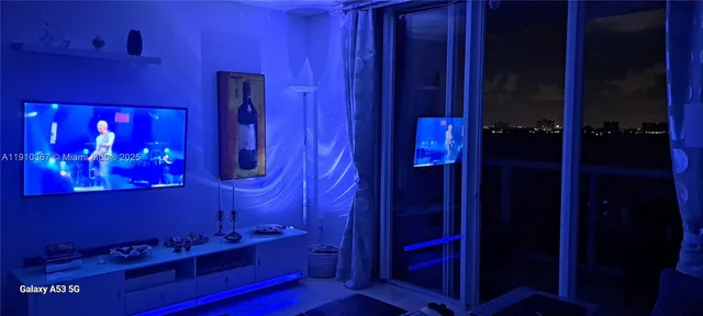 a view of a city with tall buildings in the background