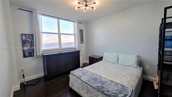 a view of a lake from a yard