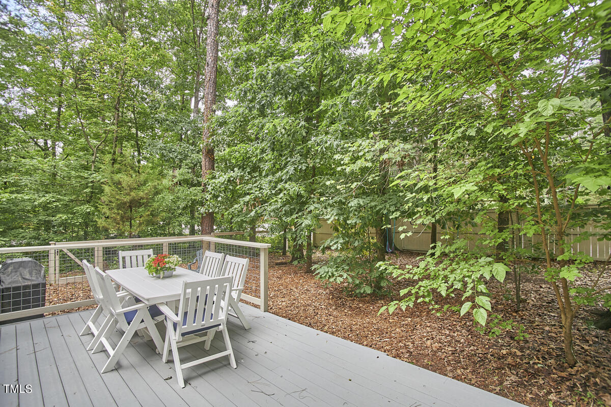 2803 McDowell Road Durham, NC 27705 - Photo 70 of 81 a view of a chairs and table in the outdoor space