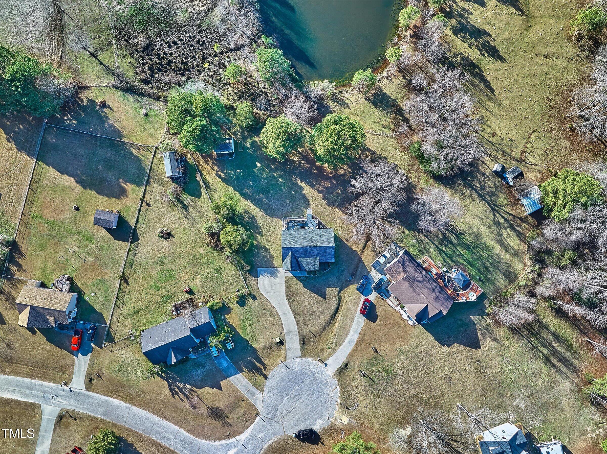 21 Birchwood Circle Coats, NC 27521 - Photo 9 of 36 an aerial view of a house with a yard