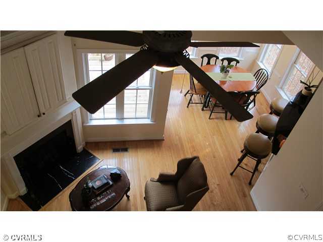 2545 Lochness Road Richmond, VA 23235 - Photo 3 of 20 a black and white photo of a living room