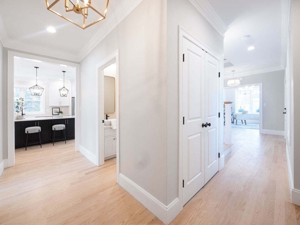 22 Bradford Road Natick, MA 01760 - Photo 15 of 37 a view of a hallway view with three rooms