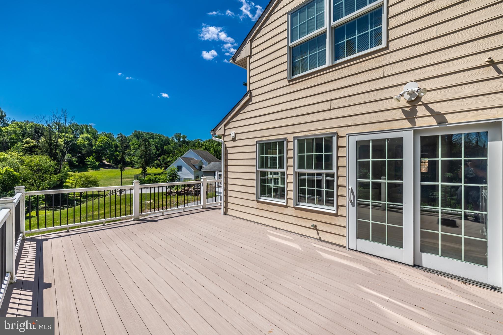 146 Logtown Road Media, PA 19063 - Photo 127 of 128 Spacious deck with scenic views.