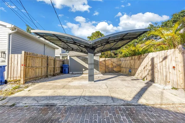 a view of outdoor space with a barbeque