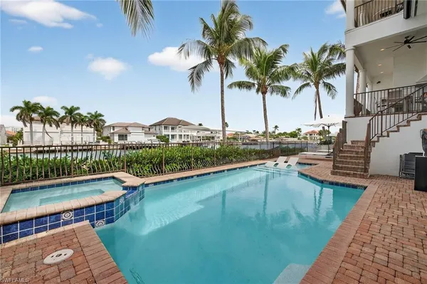 a view of outdoor space with seating area