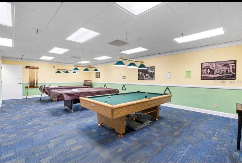 18970 Southwest 99th Street Dunnellon, FL 34432 - Photo 50 of 52 a room with pool table and windows