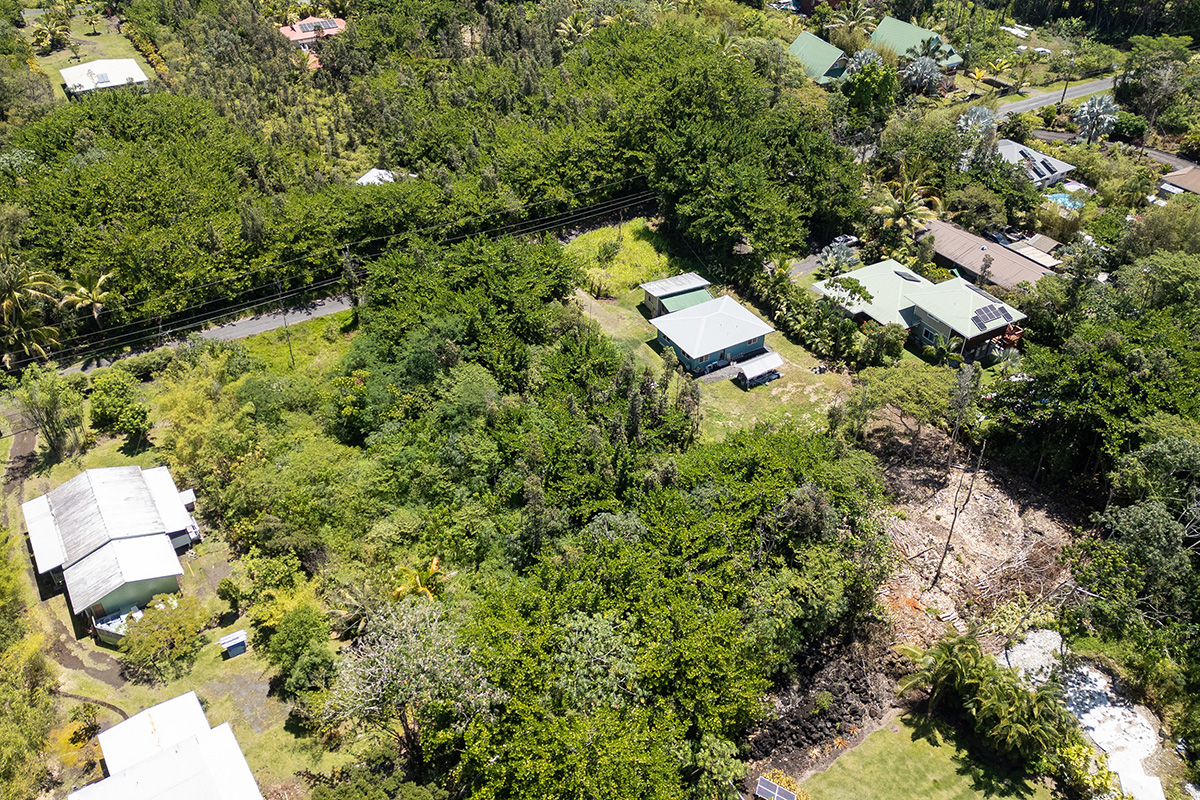 80 Ama U Road Keaau, HI 96749 - Photo 7 of 8 an aerial view of residential house with outdoor space and trees all around