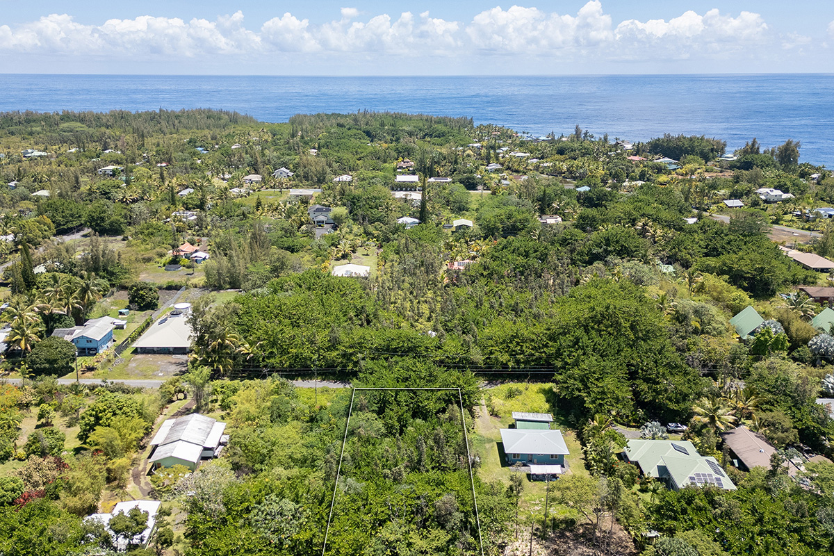 80 Ama U Road Keaau, HI 96749 - Photo 8 of 8 an aerial view of residential house with outdoor space