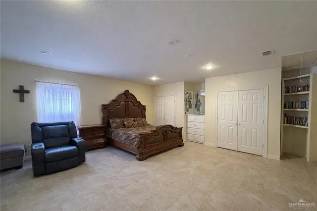 a living room with furniture and window