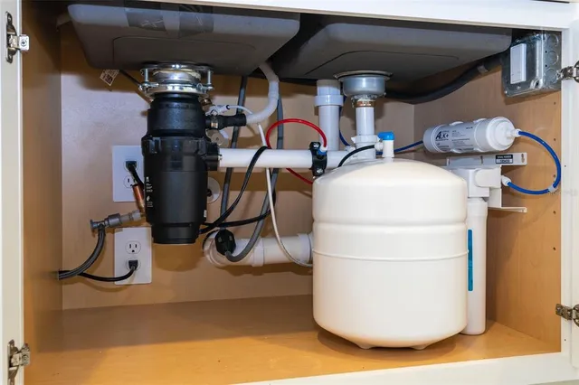 a view of water heater room