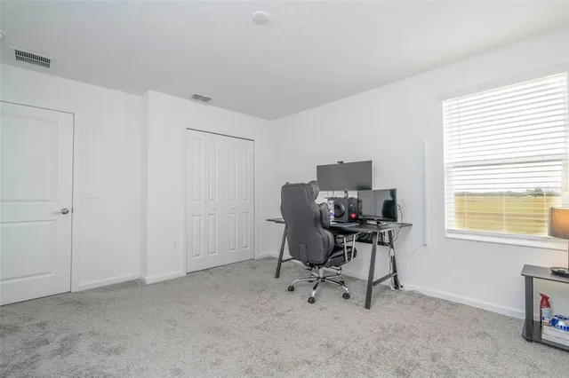 a view of a workspace with a window