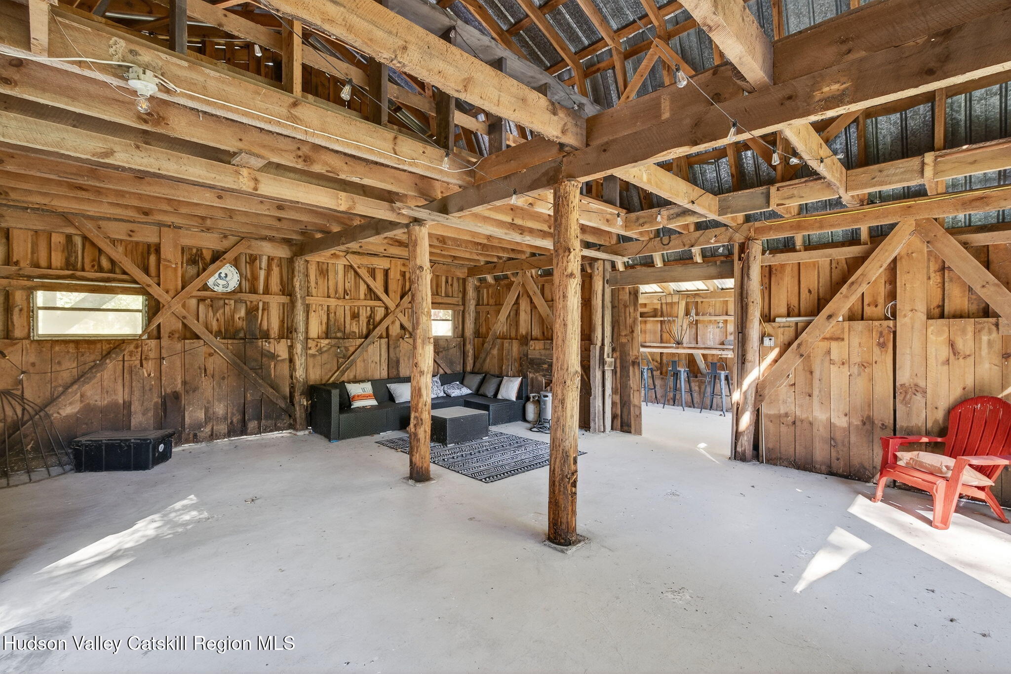40 Paddock Road East Durham, NY 12423 - Photo 34 of 61 a view of a garage with wooden floor