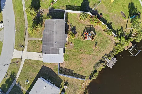front view of a house with a lake view