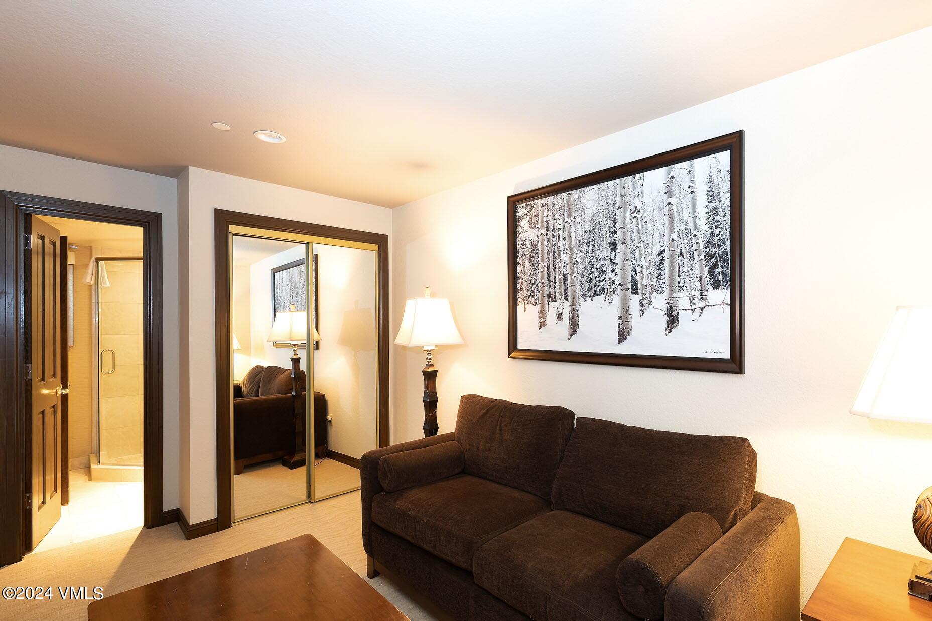 210 Offerson Road, Unit R215 WEEK 47 Beaver Creek, CO 81620 - Photo 10 of 26 a living room with furniture and a window