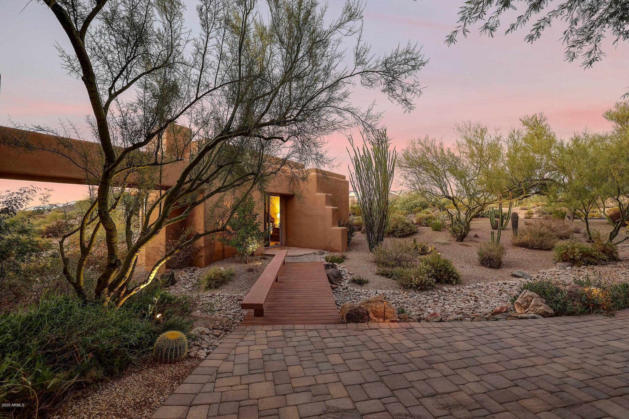 9877 East Hidden Valley Road Scottsdale, AZ 85262 - Photo 32 of 46 Bridge entry to casita