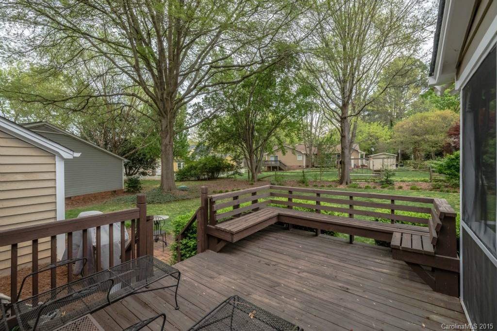 6737 Harrison Road Charlotte, NC 28270 - Photo 21 of 23 a park with wooden fence and trees