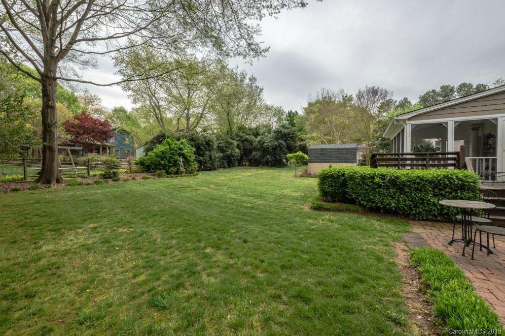 6737 Harrison Road Charlotte, NC 28270 - Photo 22 of 23 a view of a house with a backyard