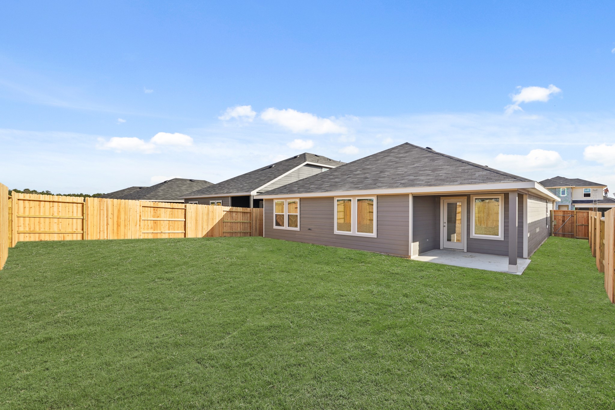 541 Wax Myrtle Way Hockley, TX 77447 - Photo 17 of 19 a front view of a house with a yard