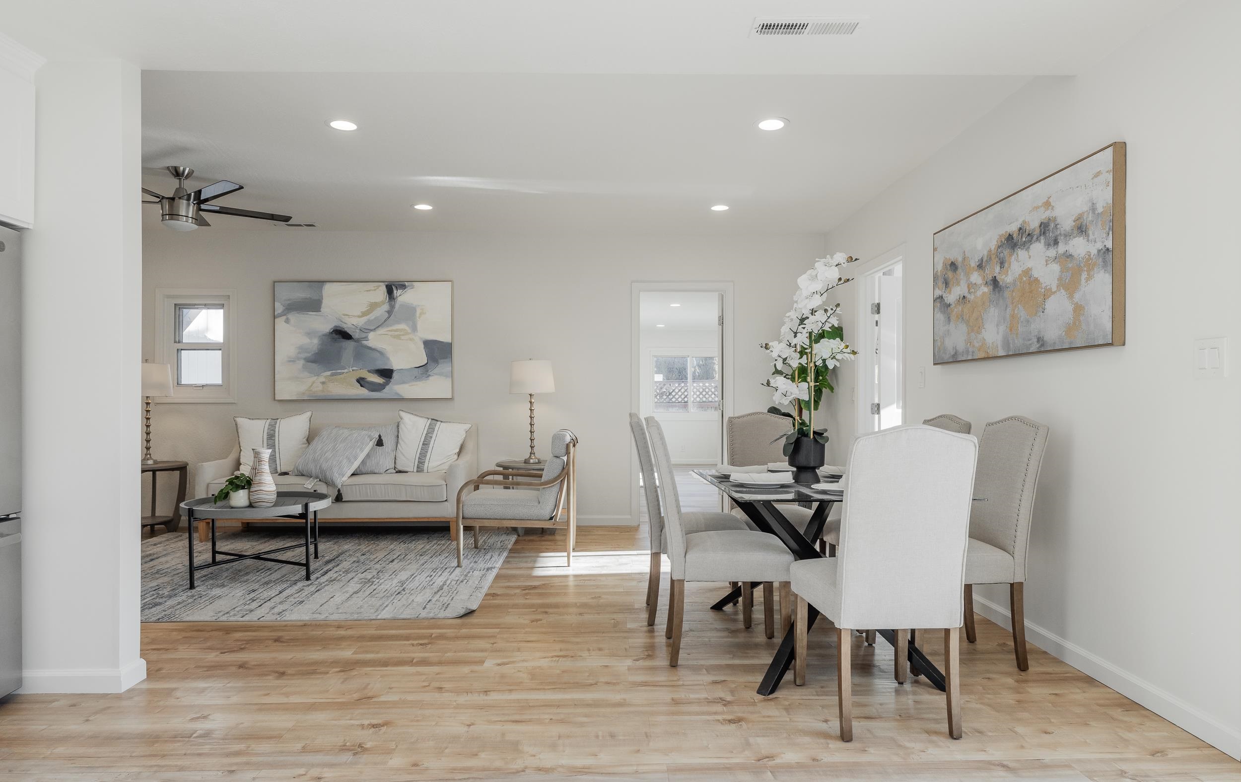 1900 Chestnut Street Santa Clara, CA 95054 - Photo 11 of 39 a living room with furniture and a wooden floor