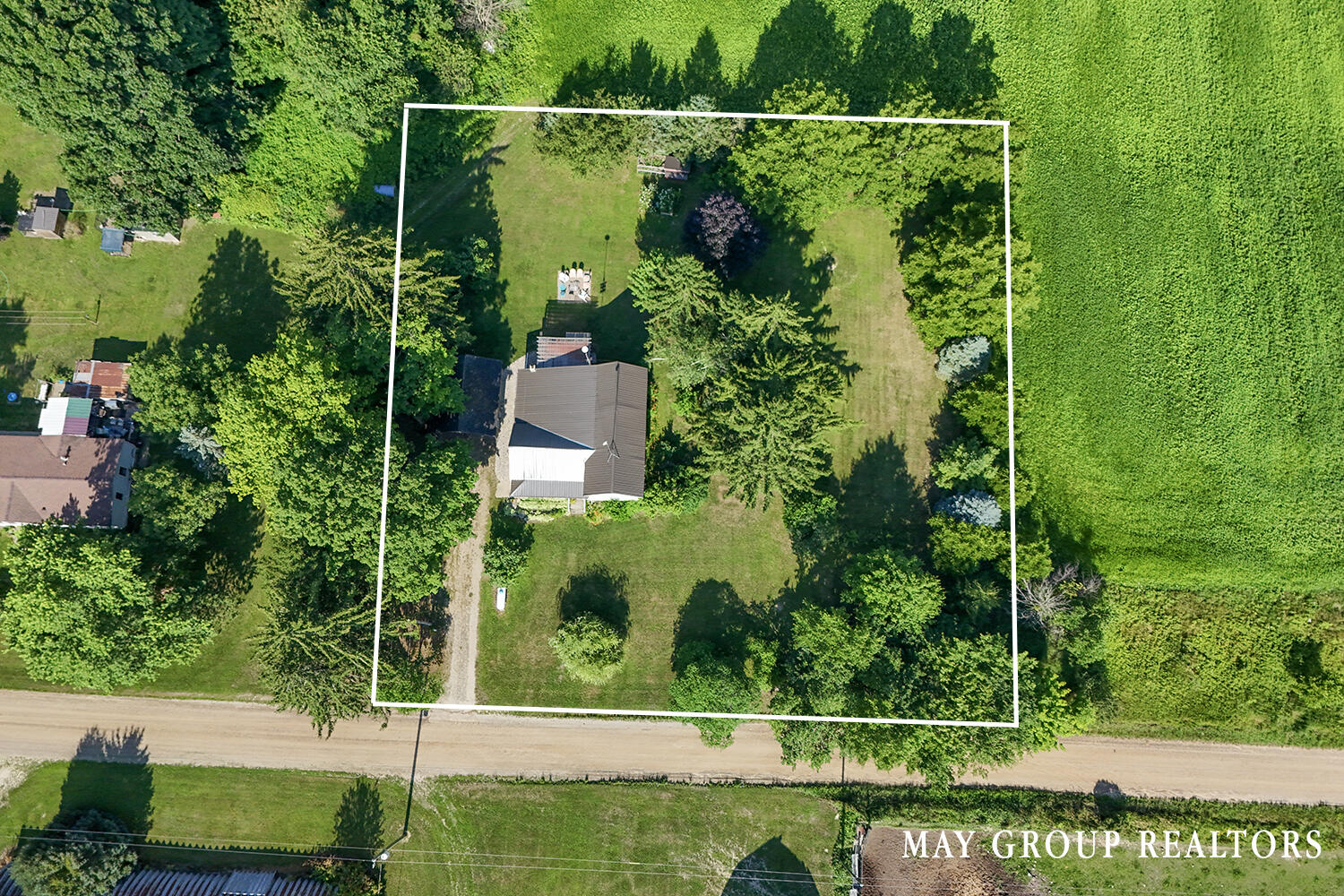 7572 Collins Road Sheridan, MI 48884 - Photo 3 of 44 Aerial View