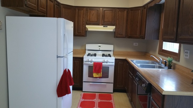 1409 Indiana Street, Unit 1409 St. Charles, IL 60174 - Photo 9 of 15 a kitchen with stainless steel appliances granite countertop a refrigerator and a stove