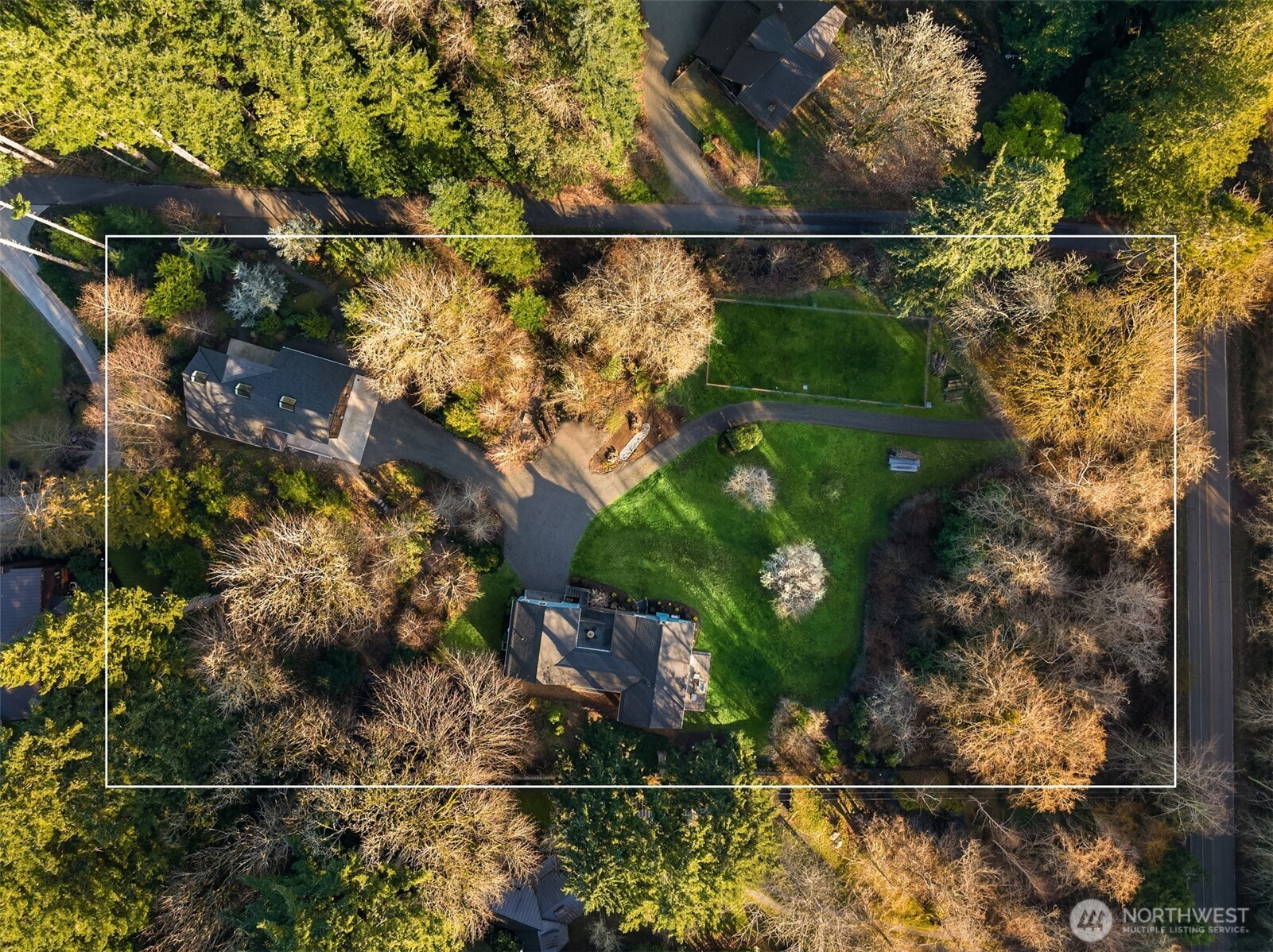 7204 Northeast Baker Hill Road Bainbridge Island, WA 98110 - Photo 38 of 40 a view of a yard