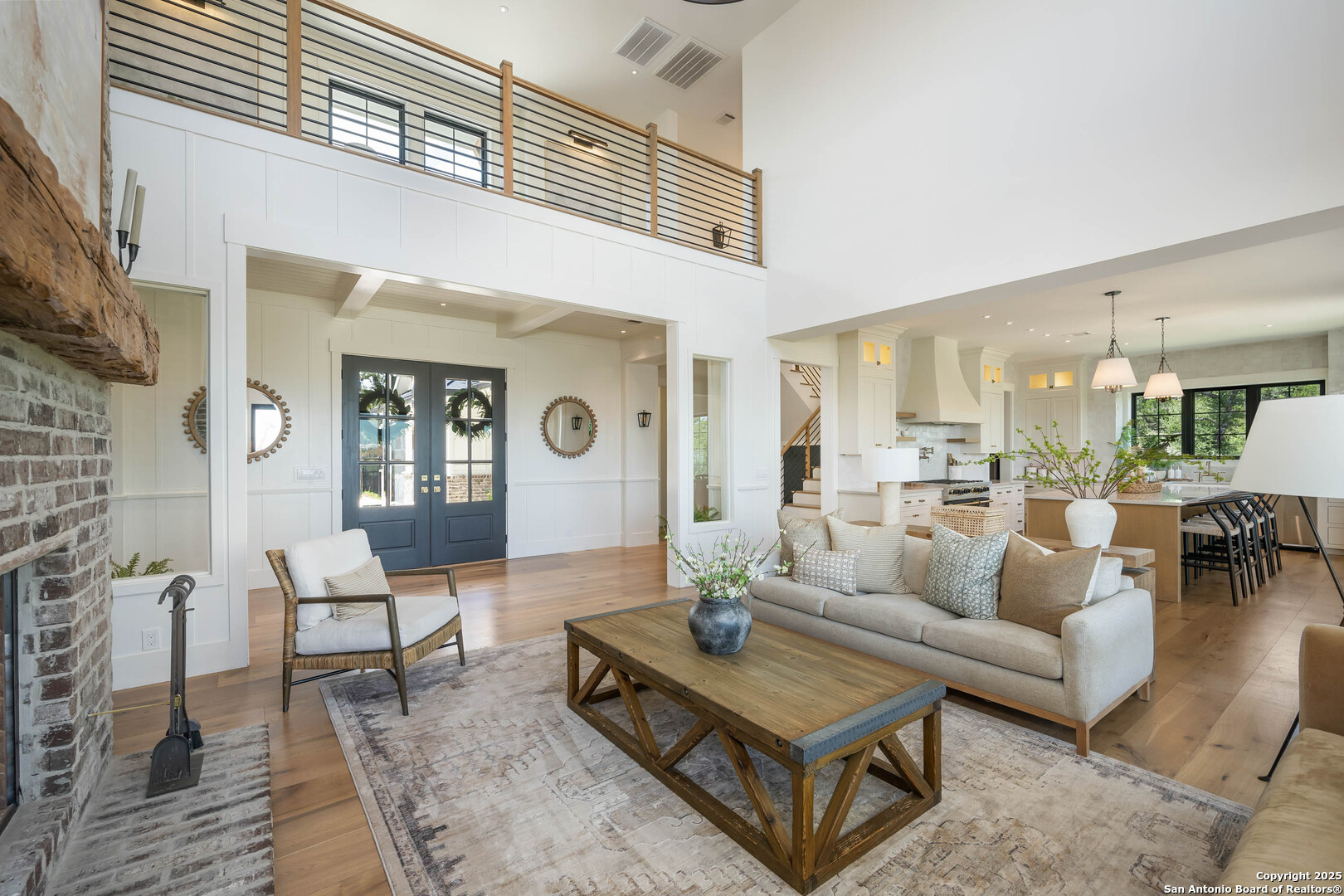 324 Ridge Point Spring Branch, TX 78070 - Photo 13 of 50 a living room with furniture and view of kitchen