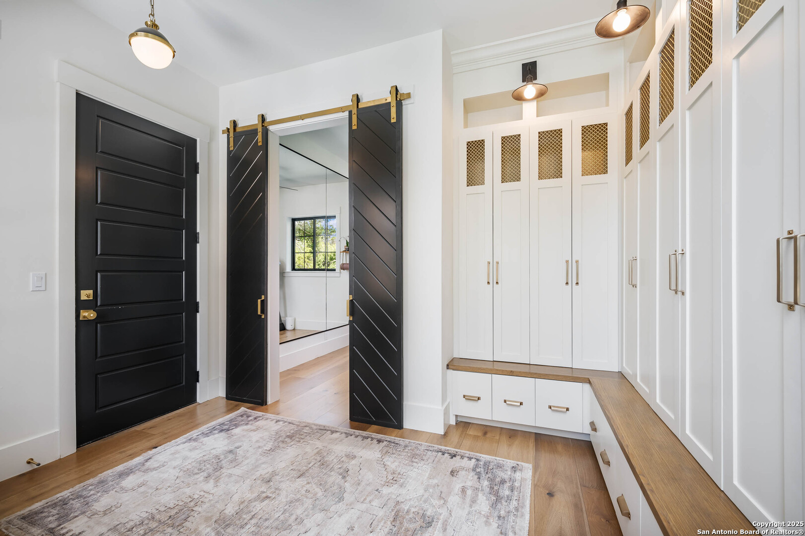 324 Ridge Point Spring Branch, TX 78070 - Photo 29 of 50 a view of an entryway with wooden floor and cabinet