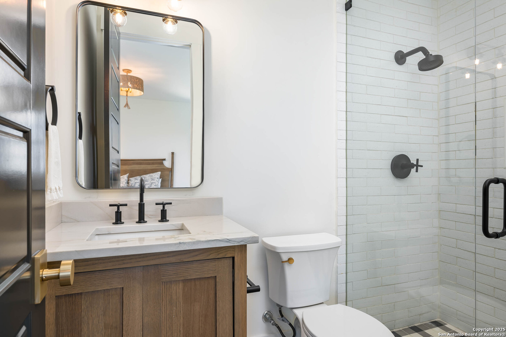 324 Ridge Point Spring Branch, TX 78070 - Photo 43 of 50 a bathroom with a sink toilet and shower