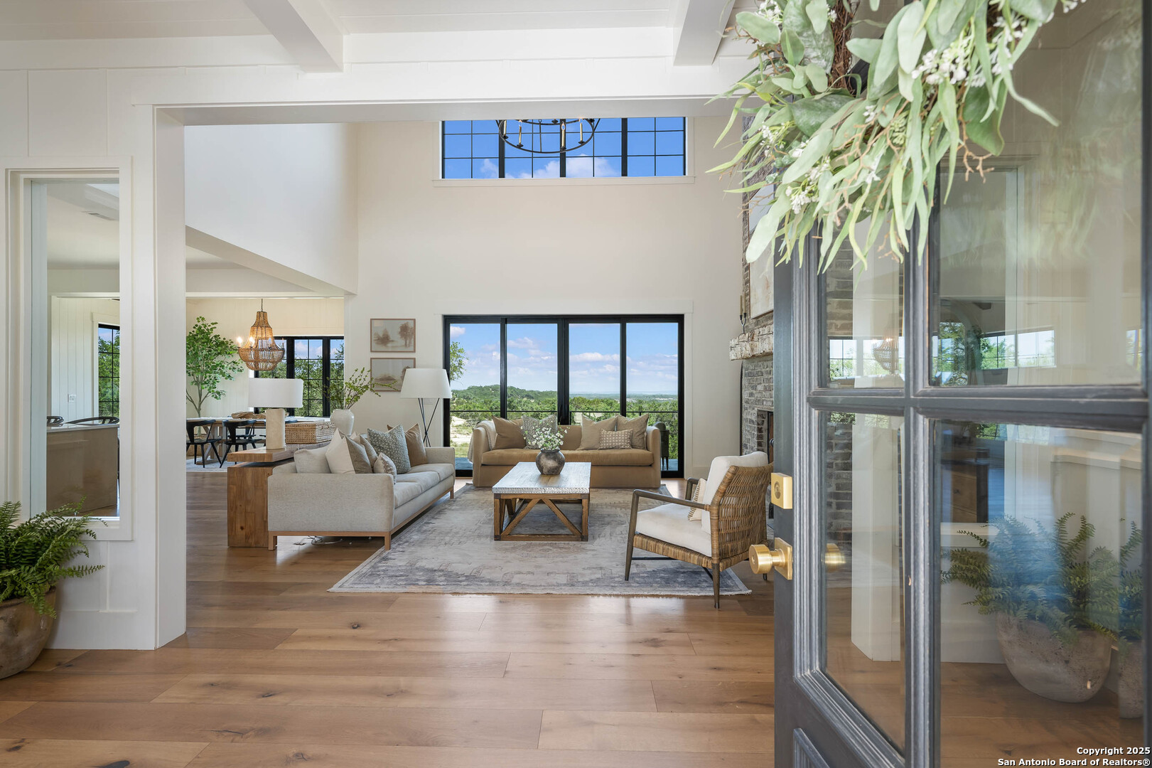 324 Ridge Point Spring Branch, TX 78070 - Photo 7 of 50 a living room with furniture and a large window