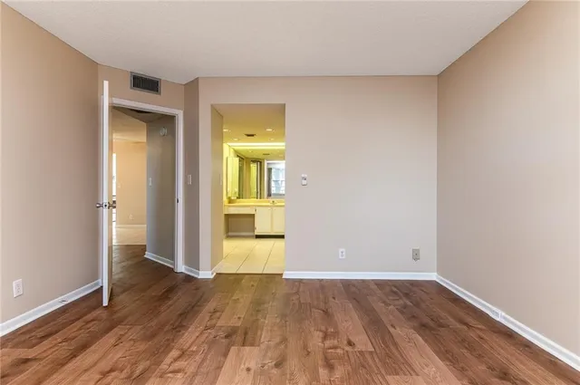 wooden floor in an empty room