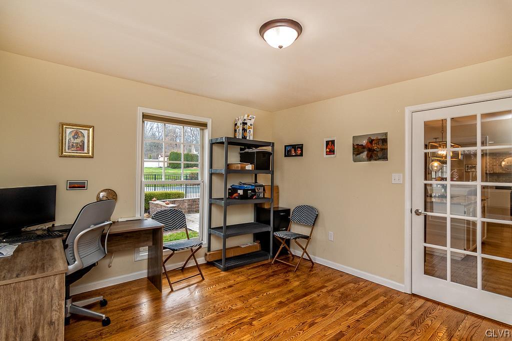973 Renaldi Road Wind Gap, PA 18091 - Photo 36 of 50 a view of a workspace with furniture and a window