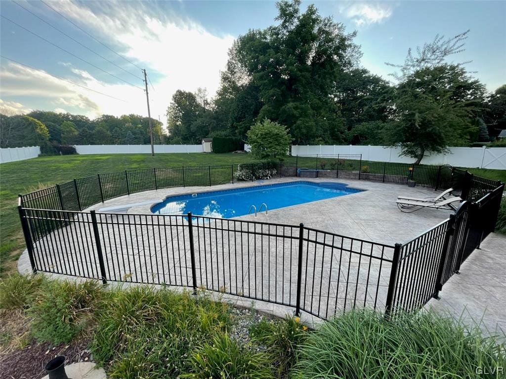 973 Renaldi Road Wind Gap, PA 18091 - Photo 48 of 50 a view of a backyard with a garden