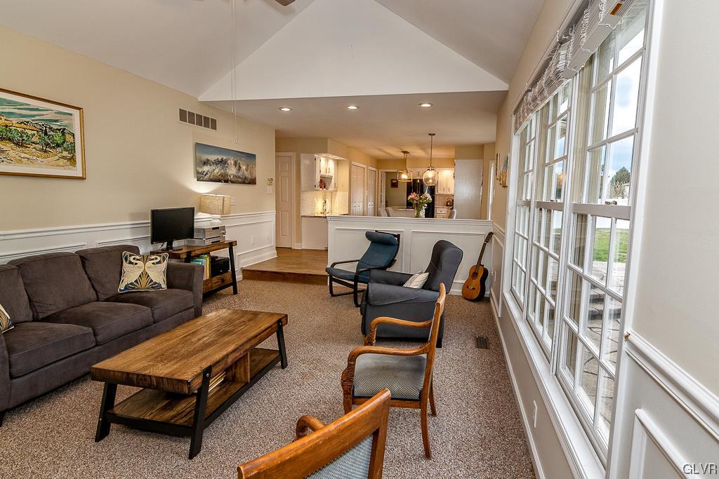 973 Renaldi Road Wind Gap, PA 18091 - Photo 9 of 50 a living room with furniture and a flat screen tv