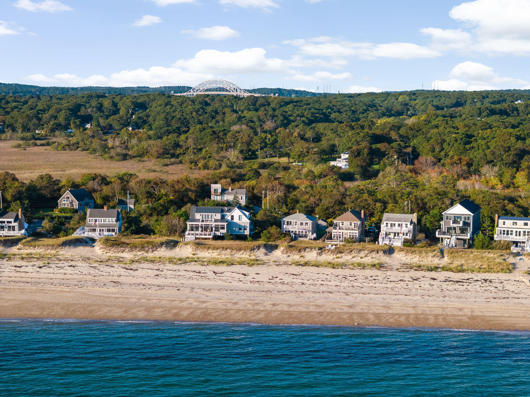 133 Phillips Road Sagamore Beach, MA 02562 - Photo 34 of 45 a view of a town with an ocean beach
