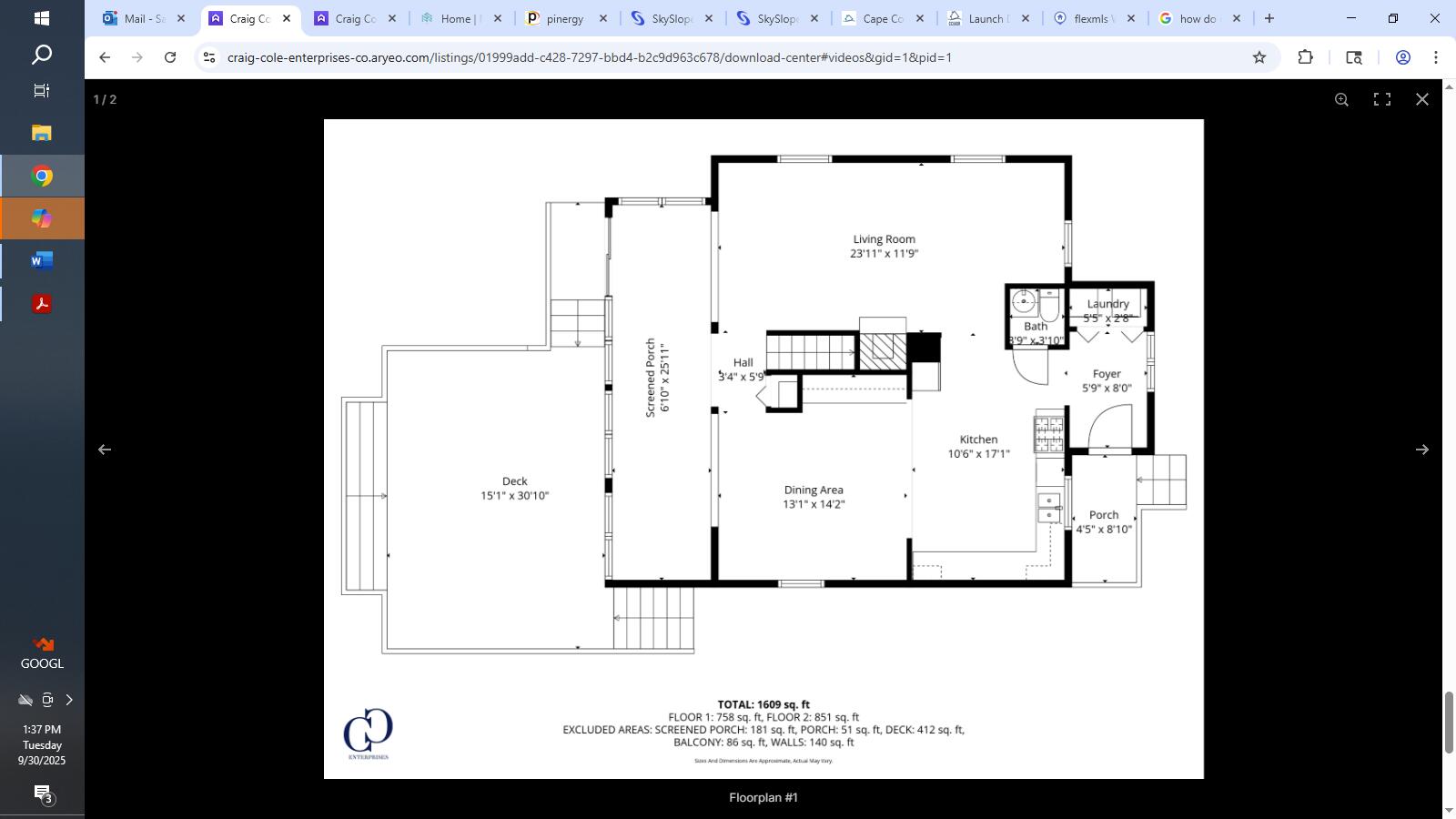 133 Phillips Road Sagamore Beach, MA 02562 - Photo 42 of 45 a view of a floor plan
