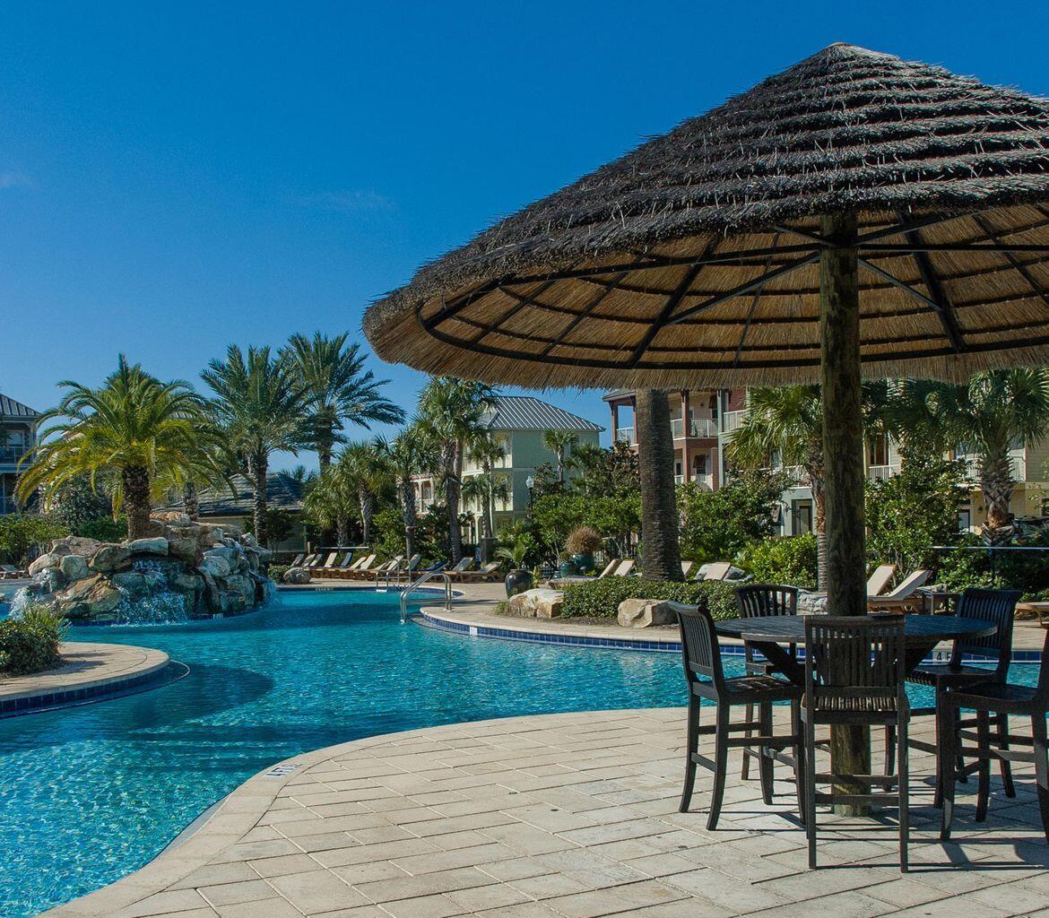 213 Grand Key Loop East Destin, FL 32541 - Photo 2 of 4 a view of a swimming pool with a patio
