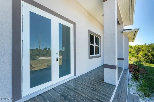 a view of outdoor space and deck