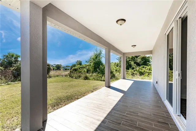 a view of an outdoor space and a lake view