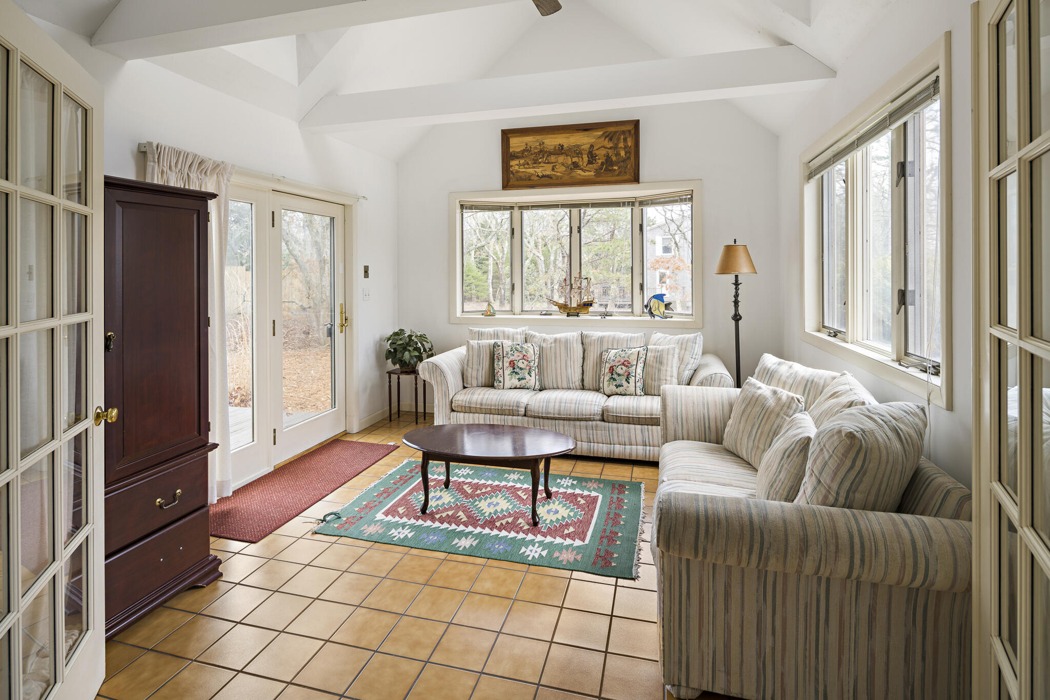 73 Dodgers Hole Road Edgartown, MA 02539 - Photo 12 of 26 Sun room with access to back deck