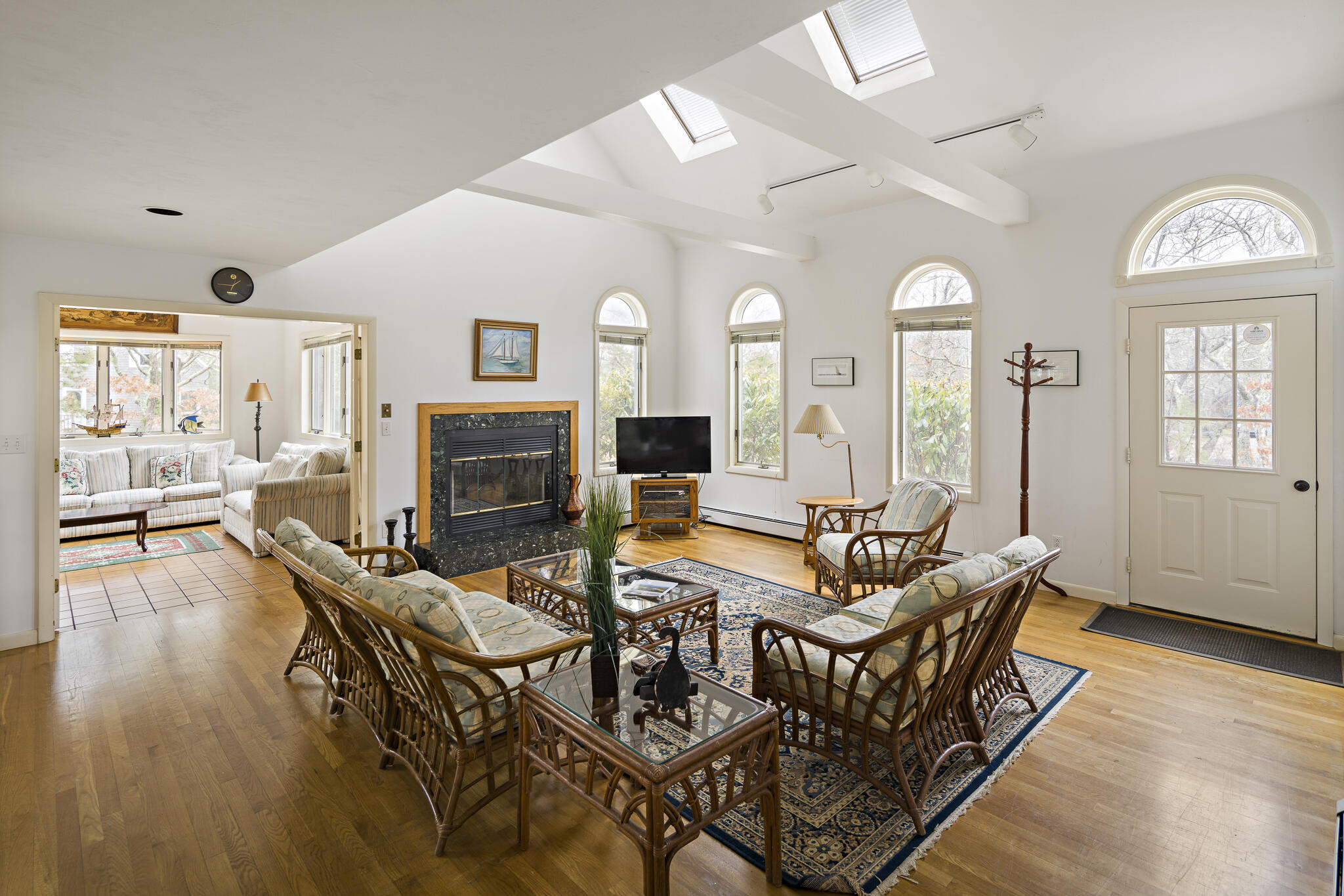 73 Dodgers Hole Road Edgartown, MA 02539 - Photo 5 of 26 Great light and woodburning fireplace