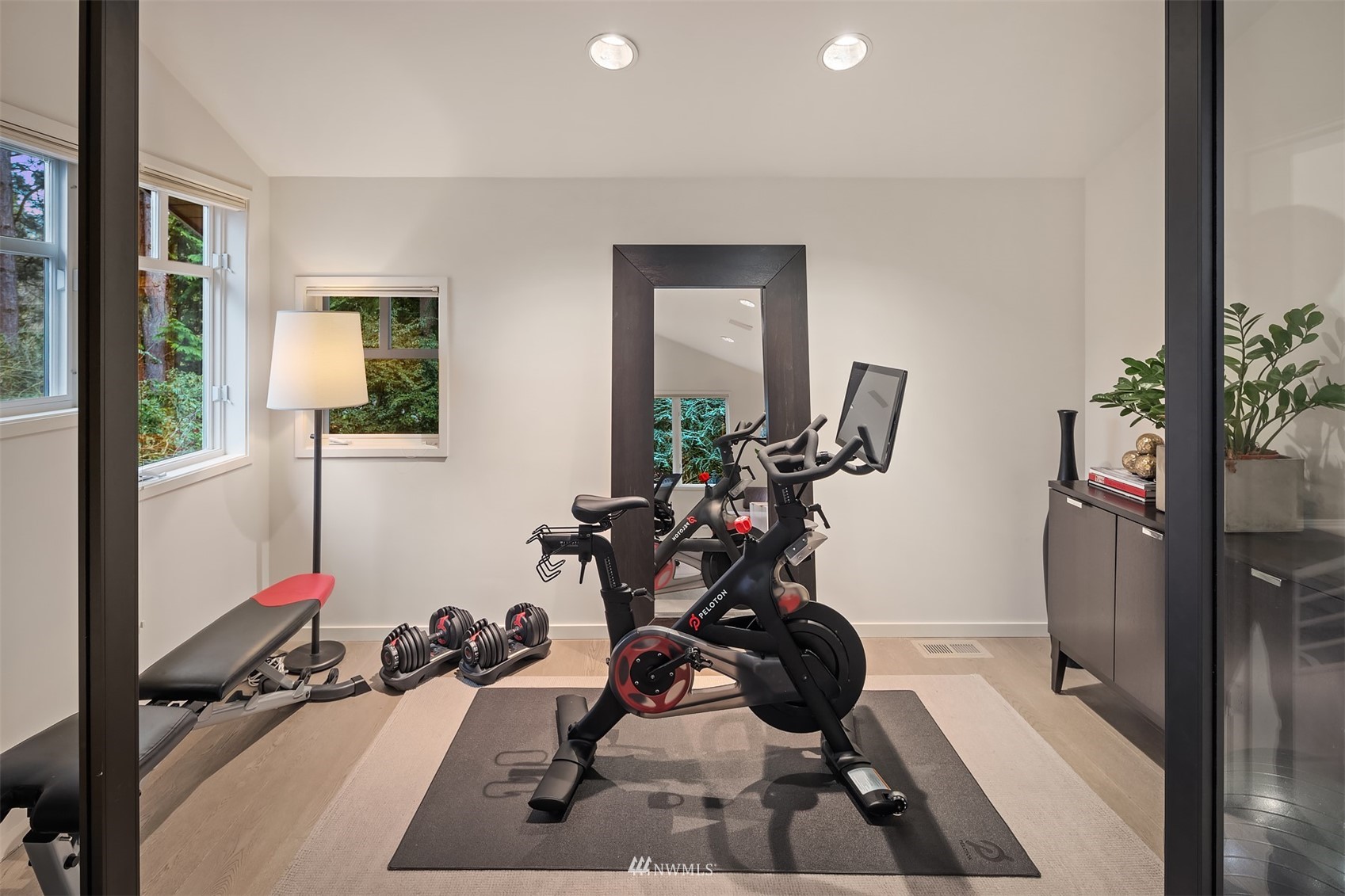 3022 Hunts Point Road Hunts Point, WA 98004 - Photo 28 of 37 a view of a room with gym equipment