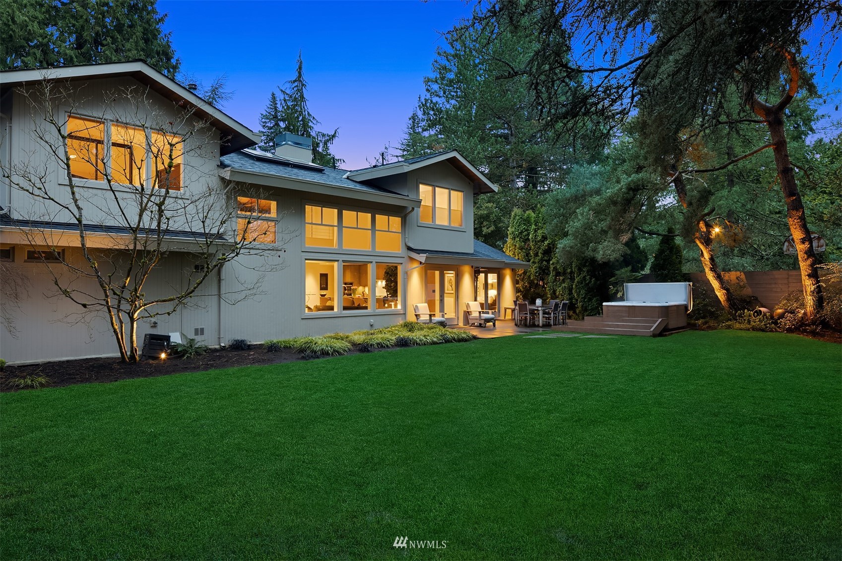 3022 Hunts Point Road Hunts Point, WA 98004 - Photo 33 of 37 a front view of a house with a yard
