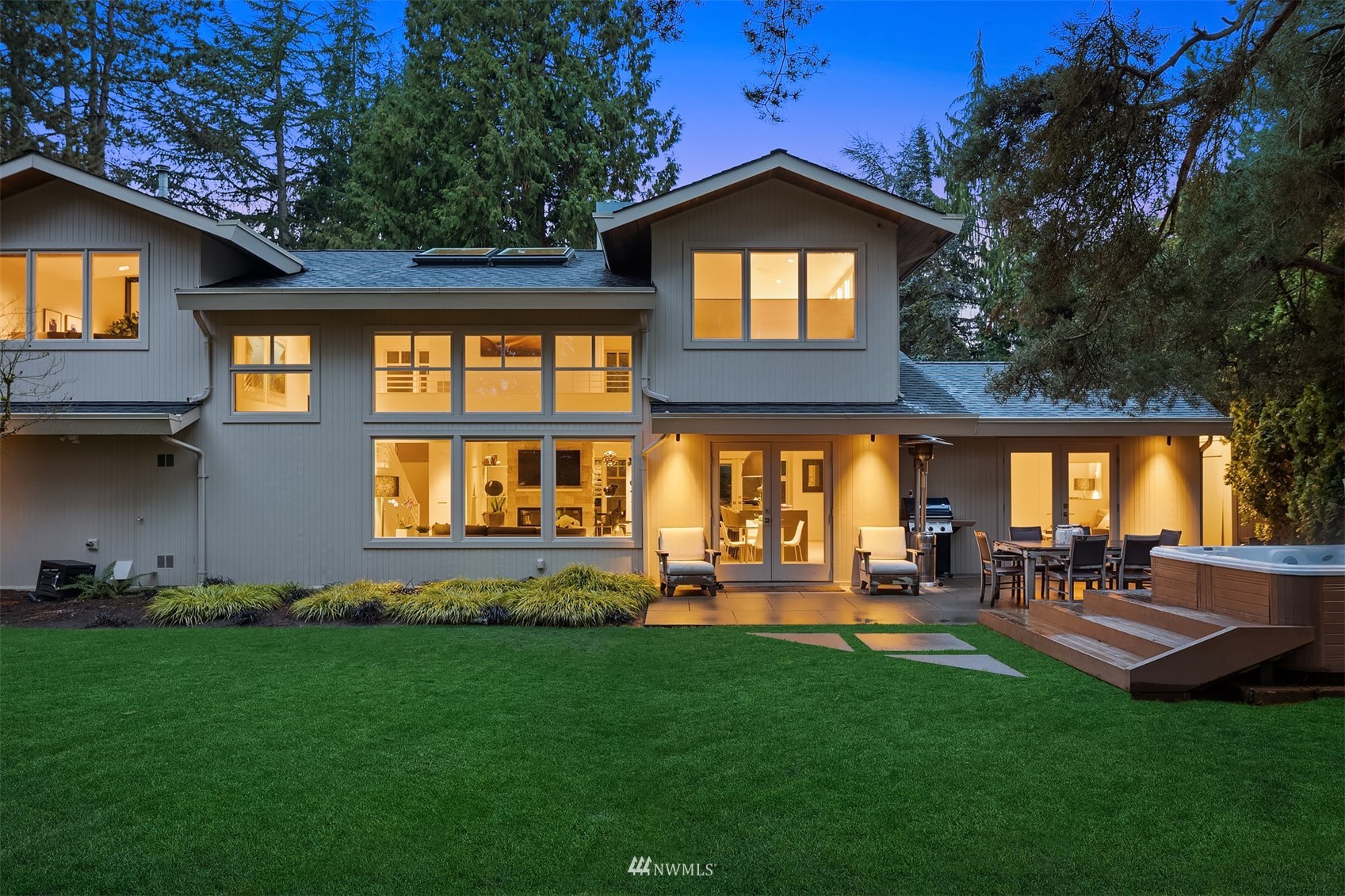 3022 Hunts Point Road Hunts Point, WA 98004 - Photo 34 of 37 a front view of a house with a yard