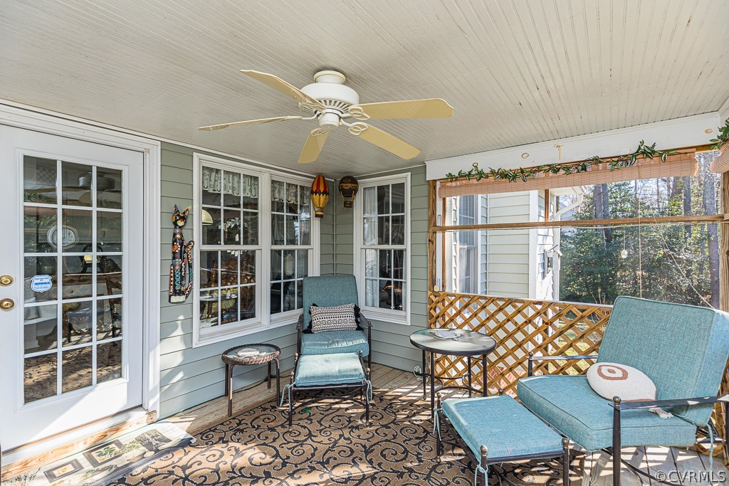 3620 Winterhaven Road Midlothian, VA 23112 - Photo 34 of 42 a balcony with furniture and window
