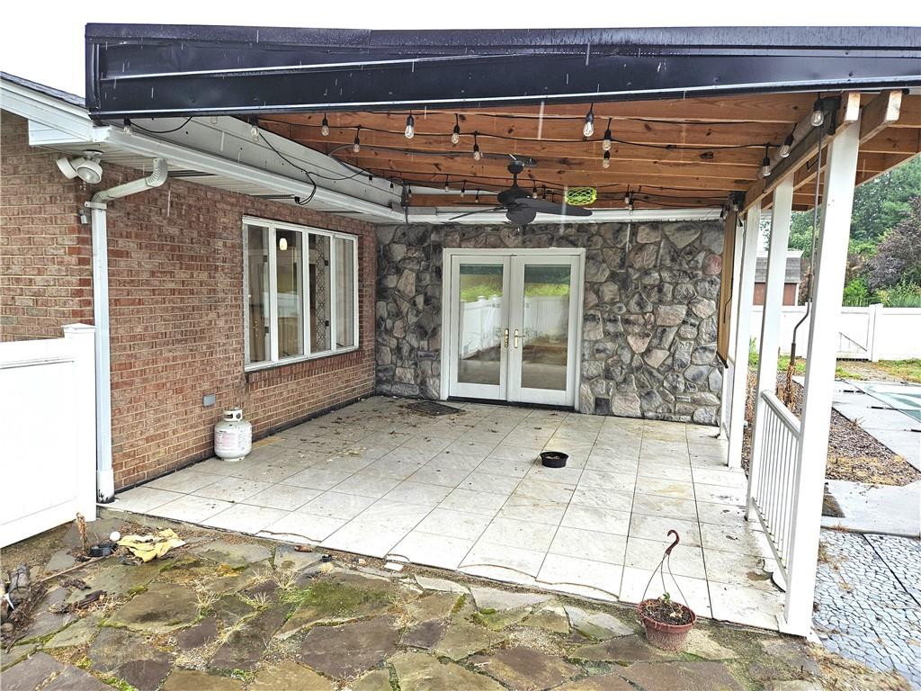 246 Strangford Road Blairsville, PA 15717 - Photo 32 of 41 Covered Patio leading to Florida Room