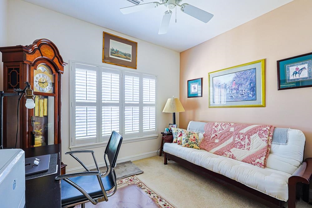 815 Botany Loop, Unit 815 Murrells Inlet, SC 29576 - Photo 32 of 40 Carpeted home office featuring baseboards and a ceiling fan