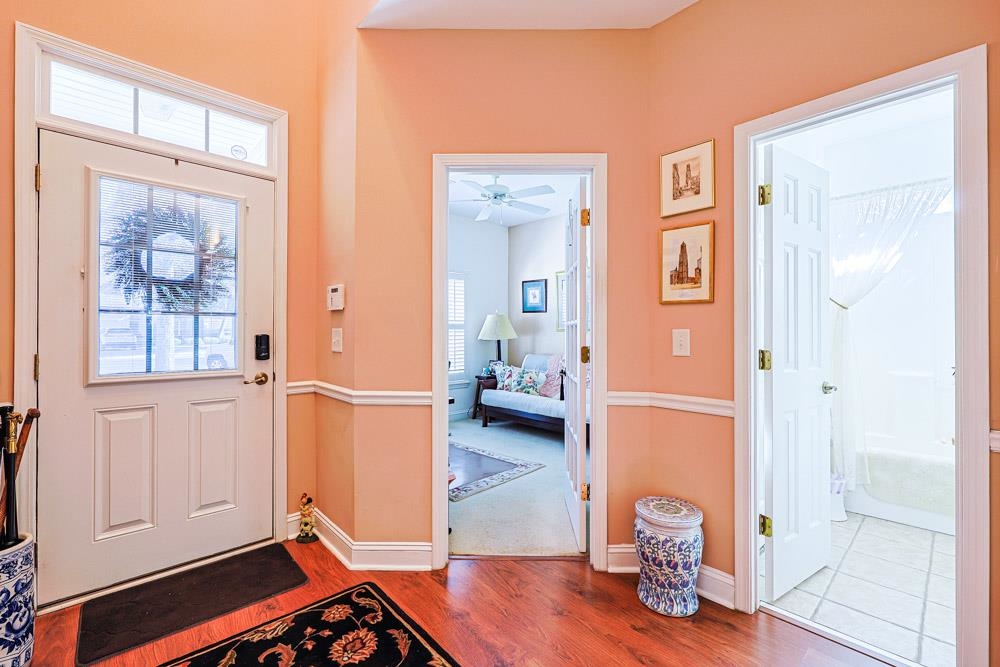 815 Botany Loop, Unit 815 Murrells Inlet, SC 29576 - Photo 34 of 40 Entryway featuring wood finished floors and ceiling fan