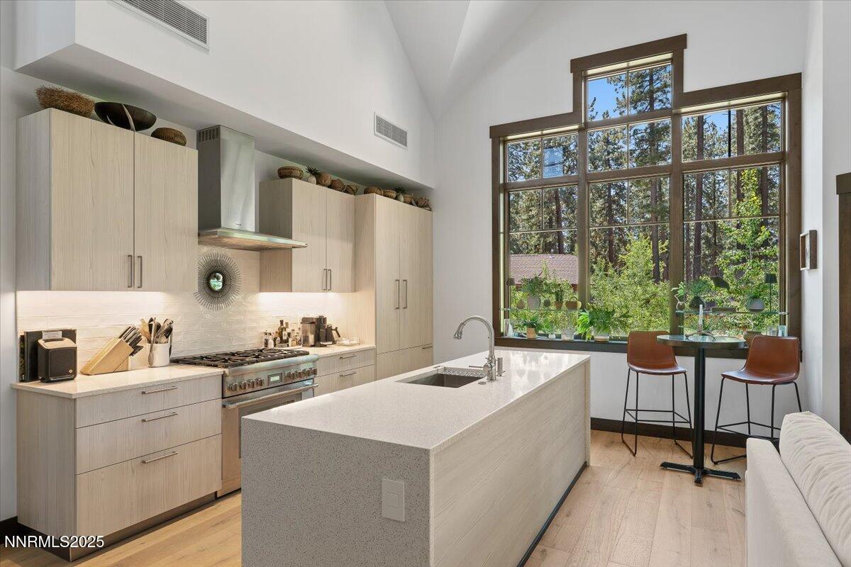 33 Beach Club Drive, Unit 506 Stateline, NV 89449 - Photo 2 of 44 a view of a kitchen area with furniture and windows