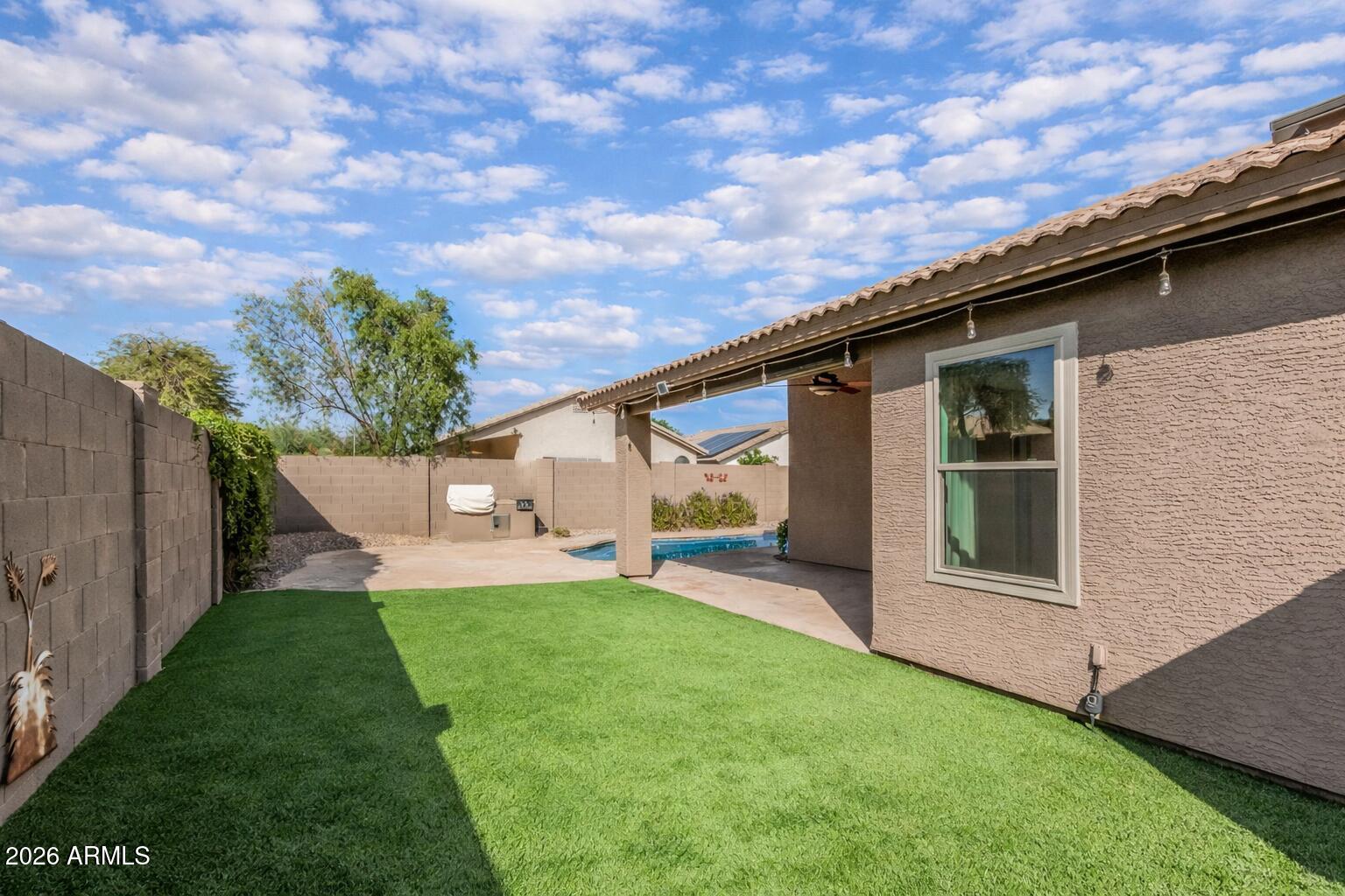 3022 East Captain Dreyfus Avenue Phoenix, AZ 85032 - Photo 22 of 28 Backyard - Turf